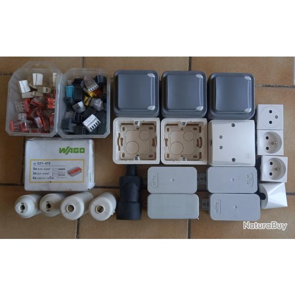 Lot mat�riels �lectriques