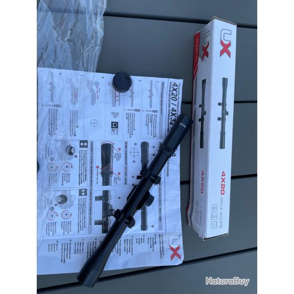 Lunette umarex 4x20 neuve dans sa bo�te rail de 11mm