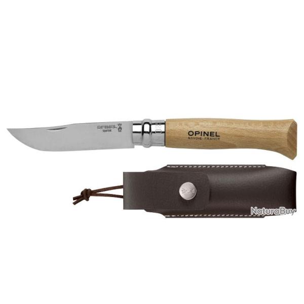Couteaux pliants Tradition Inox N�08 - Etui Opinel