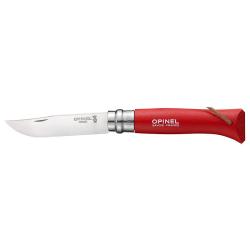 Couteaux pliants Baroudeur N&deg;08 Inox Rouge Opinel