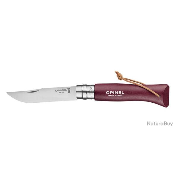 Couteaux pliants Baroudeur N�08 Inox Grenat Opinel