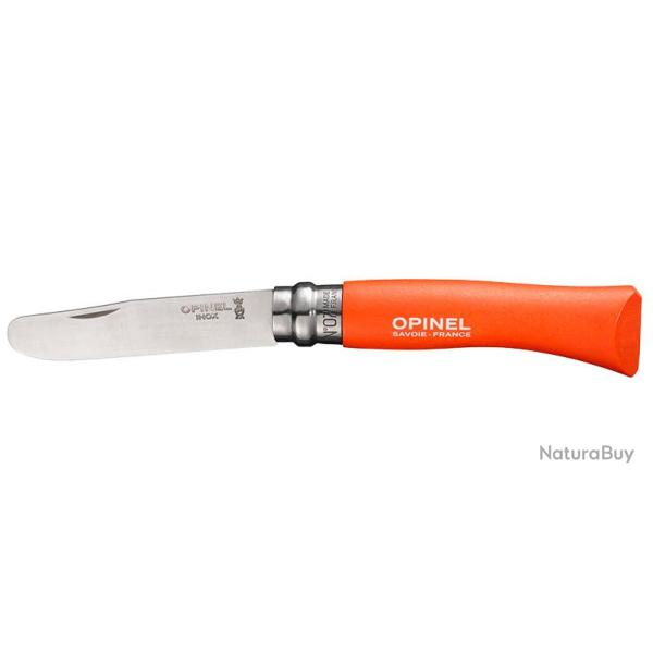 Couteaux pliants Mon Premier Opinel N�07 Inox Mandarine (6Pcs) Opinel