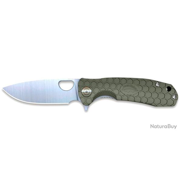 Couteaux pliants Flipper Large Green Honey Badger