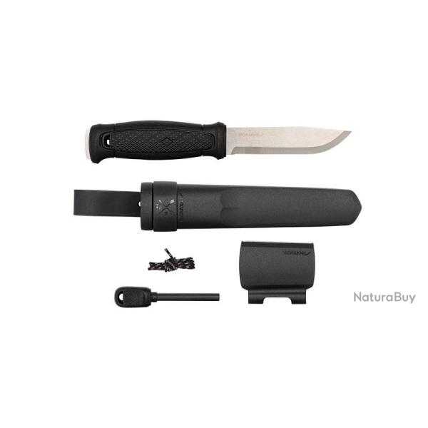 Couteaux fixes Garberg avec Kit de survie - Noir Morakniv