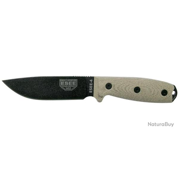 Couteaux fixes ESEE-4 - Lame Noire - Vert clair ESEE