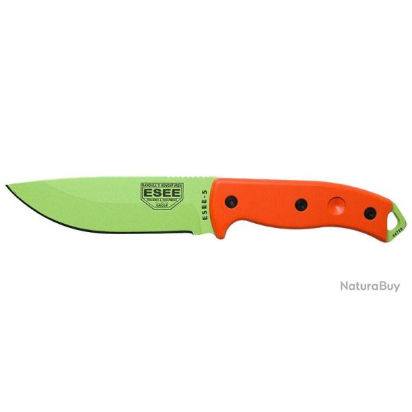 Couteaux fixes ESEE-5 - Lame Venom Green ESEE