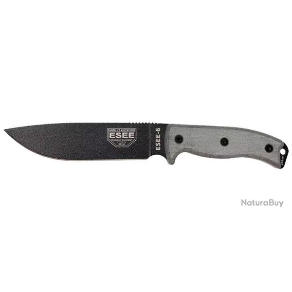 Couteaux fixes ESEE-6 - Lame Noire ESEE
