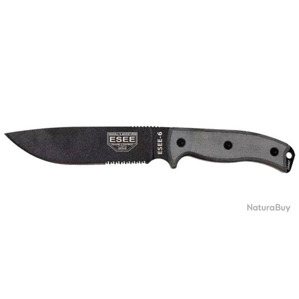 Couteaux fixes ESEE-6 - Lame Noire ESEE