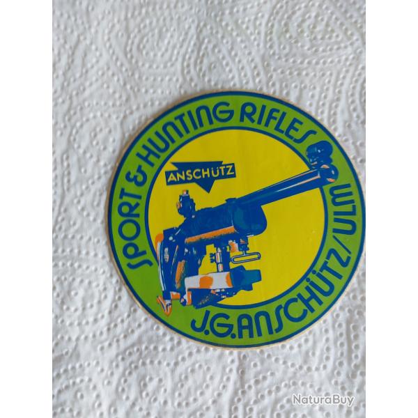 VEND AUTOCOLLANT ANSCHTZ NEUF.