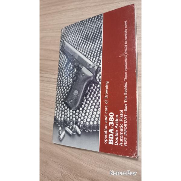 Notice Browning DA-380