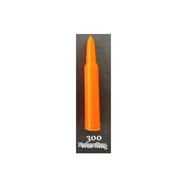 Douille Amortisseur, fausses cartouche 300 Winchester Magnum et autres
