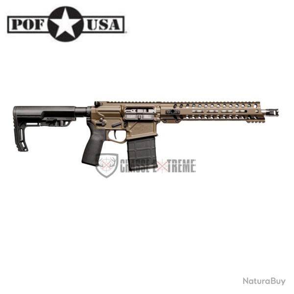 Carabine PATRIOT ORDNANCE FACTORY Rogue 12,5'' Stainless DGI ADJ Cal 308 Win Patriot Brown