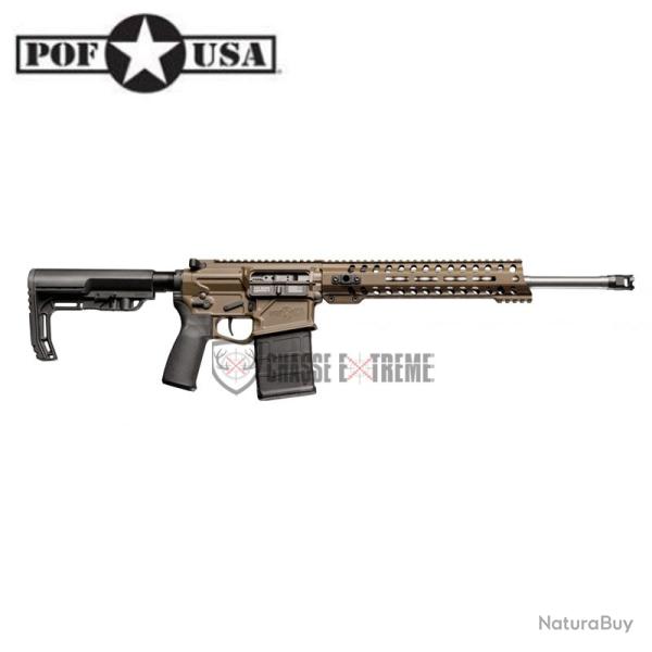 Carabine PATRIOT ORDNANCE FACTORY Rogue 16,5'' Stainless DGI ADJ Cal 308 Win Patriot Brown