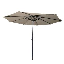 Parasol Rond &Oslash; 2,70 m polyester 160 g/m&sup2; beige