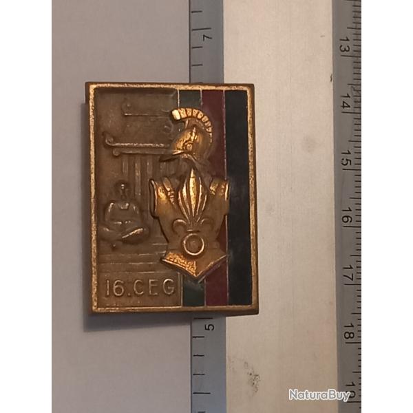 Insigne de la 16�me compagnie d'entretien du g�nie (16�me CEG)