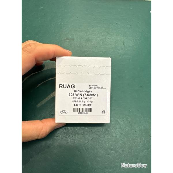 Munition swiss p Target 308win hpbt 175 gr par 10