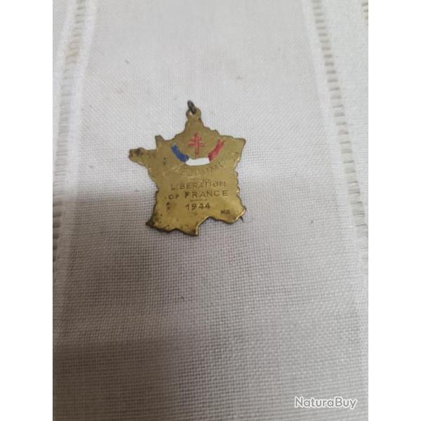 Insigne lib�ration WW2 original A25.3