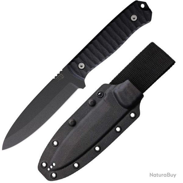 Couteau Tactical Survie Za-Pas Veni Lame Acier NMV Manche G10 Etui Plastique Poland ZPKVN1BK