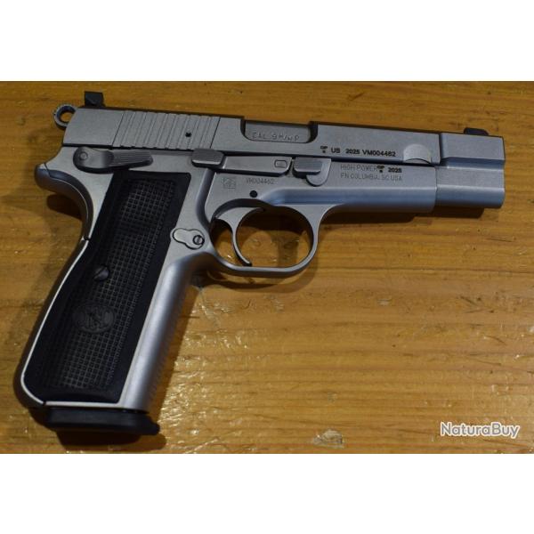 PISTOLET SEMI AUTOMATIQUE FN HIGH Power SS/SS, CAL 9x19 NEUF