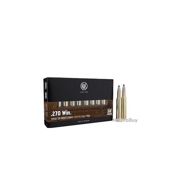 Munitions RWS 270 Win. Speed Tip Pro 9.1g 140gr x2 boites