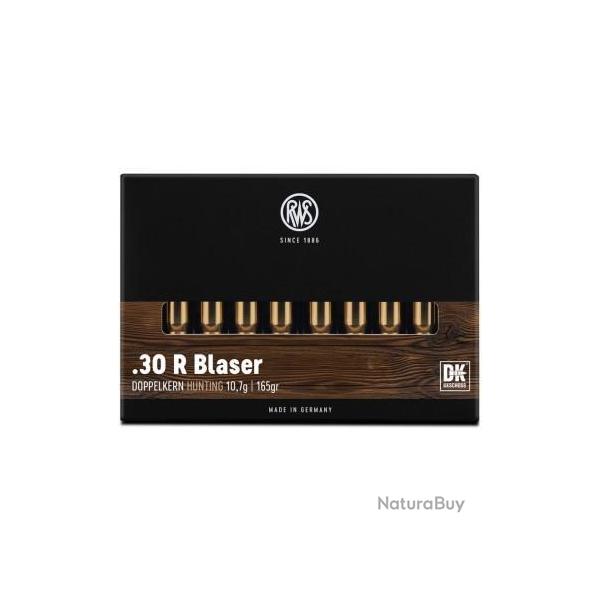 Munitions RWS 30 R Blaser DK 10.7g 165gr x2 boites