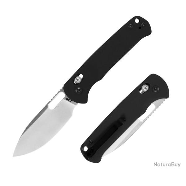 CJRB J1935-BK Hectare - Couteau Pliant 95�mm Lame AR-RPM9, Manche Noir