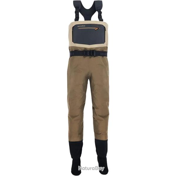 MEN'S BOUNDARY STOCKINGFOOT WADER STONE/OTTER - XL (12-13) (90000 - 356)