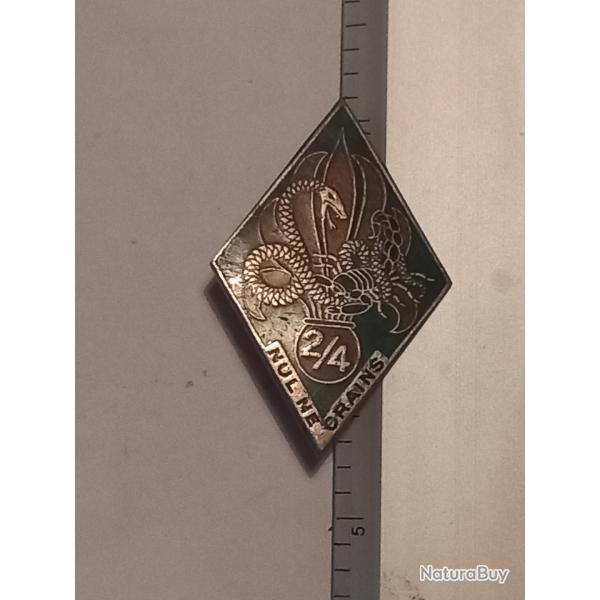 Insigne du 2�me bataillon du 4�me r�giment �tranger d'infanterie (4�me REI)