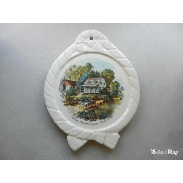 Currier & Yves dessous de plat am�ricain - American homestead summer