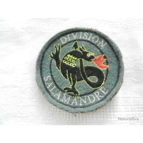 insigne badge patch militaire fran�ais Division Salamandre.
