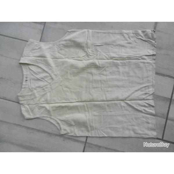 maillot de corp tricot de flanelle militaire fran�ais 2� guerre Indo Alg�rie