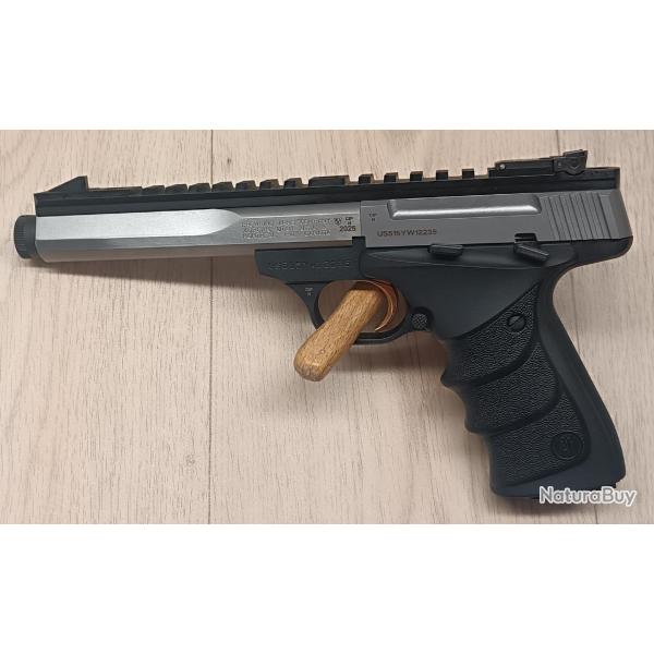 PISTOLET SEMI-AUTOMATIQUE BUCK MARK STAINLESS FILETE CALIBRE 22LR