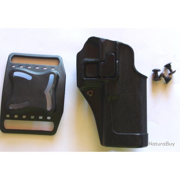 Holster avec plaque de ceinture pour Glock Blackhawk