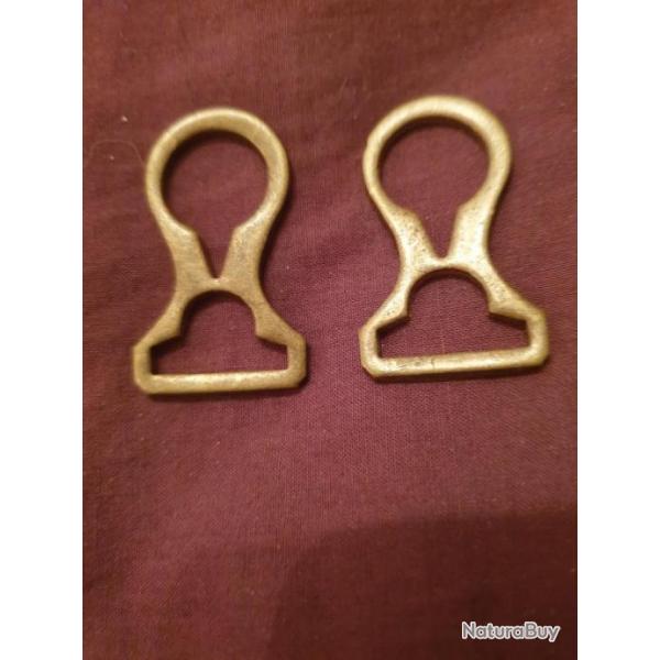 2 pi�ces laiton de casque � pointe   A25.11
