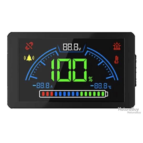 Bat4boat Afficheur de niveau de batterie sans fil pour tableau de bord