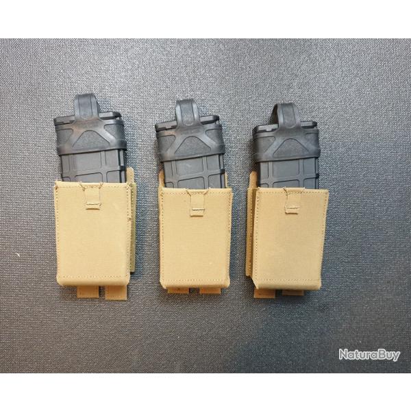 Wosport SRMP 3x Poches chargeurs + insert de r�tention Coyote