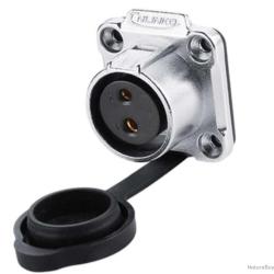 Connecteur étanche 20mm 20A, 4 trous femelle Bat4boat