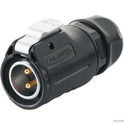 Connecteur &eacute;tanche 20mm 20A, m&acirc;le Bat4boat