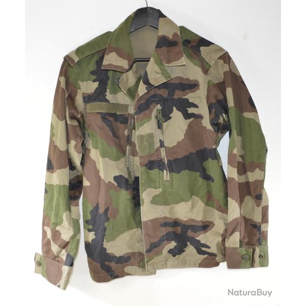Veste de treillis arm�e Fran�aise. Taille 80M (XS) camouflage Europe. Surplus survie chasse p�che