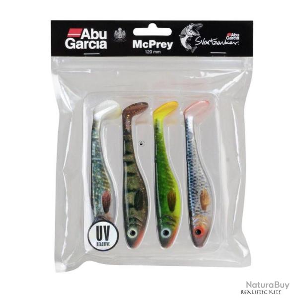 Leurre Souple Abu Garcia Svartzonker McPrey Pack 12cm Realistic Kit