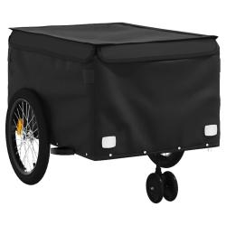 Remorque chariot transport de v&eacute;lo 45 kg fer noir 02_0044079