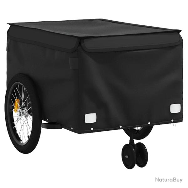 Remorque chariot transport de v�lo 45 kg fer noir 02_0044079
