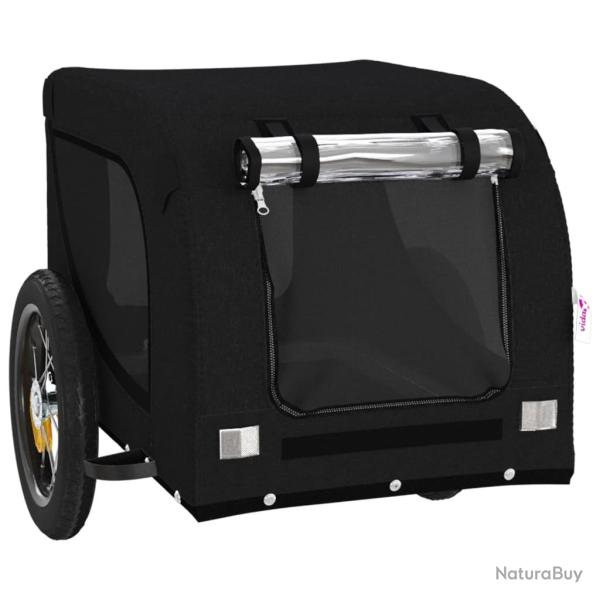 Remorque chariot transport de v�lo pour animaux de compagnie noir 02_0044214
