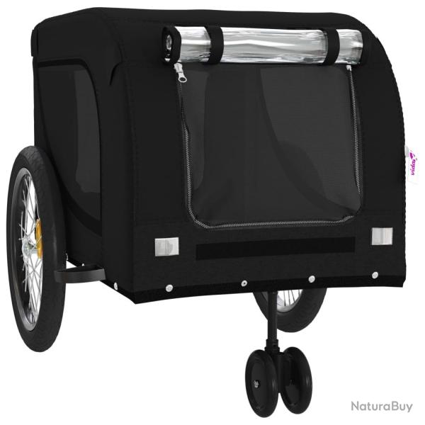 Remorque chariot transport de v�lo pour animaux de compagnie noir 02_0044228