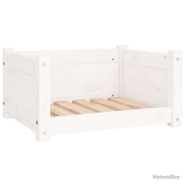 Lit pour chien panier canap� confortable 55,5 x 45,5 x 28 cm bois massif de pin blanc 02_0042703