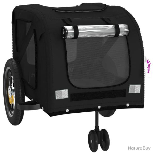 Remorque chariot transport de v�lo pour animaux de compagnie noir 02_0044215