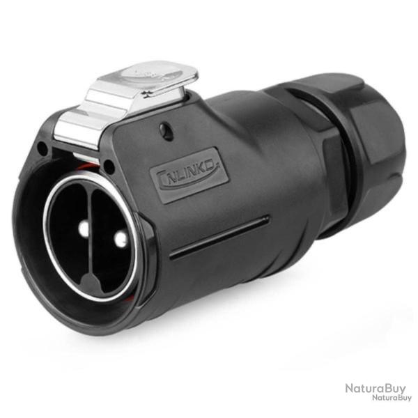 Connecteur �tanche 28mm 50A, m�le Bat4boat