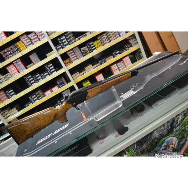 CARABINE BLASER R8 BOIS GRADE 4 GAUCHER CALIBRE 7X64 SANS ORGANES DE VISEES FILETE NEUVE