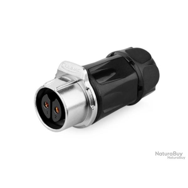 Connecteur tanche 28mm 50A, femelle pour rallonge Bat4boat