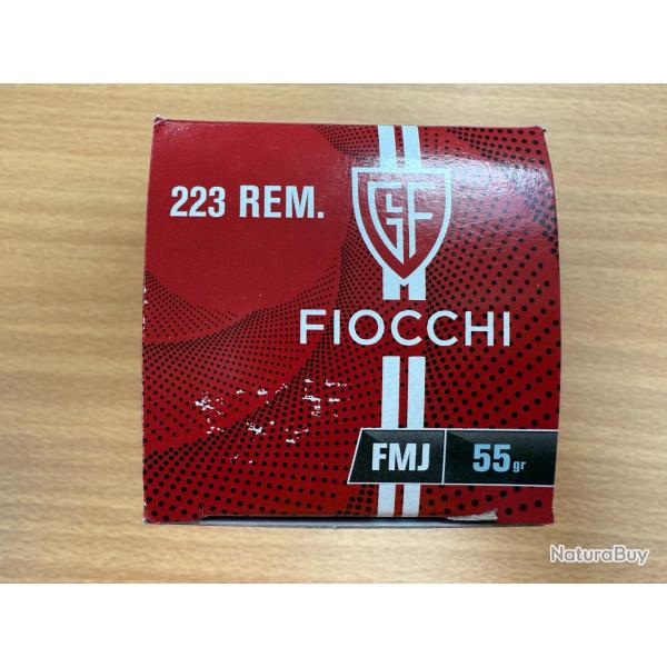 FIOCCHI  CAL 223 REM FMJ VENDU PAR 6 BTES DE 50 BALLES FRAIS DE PORT OFFERT
